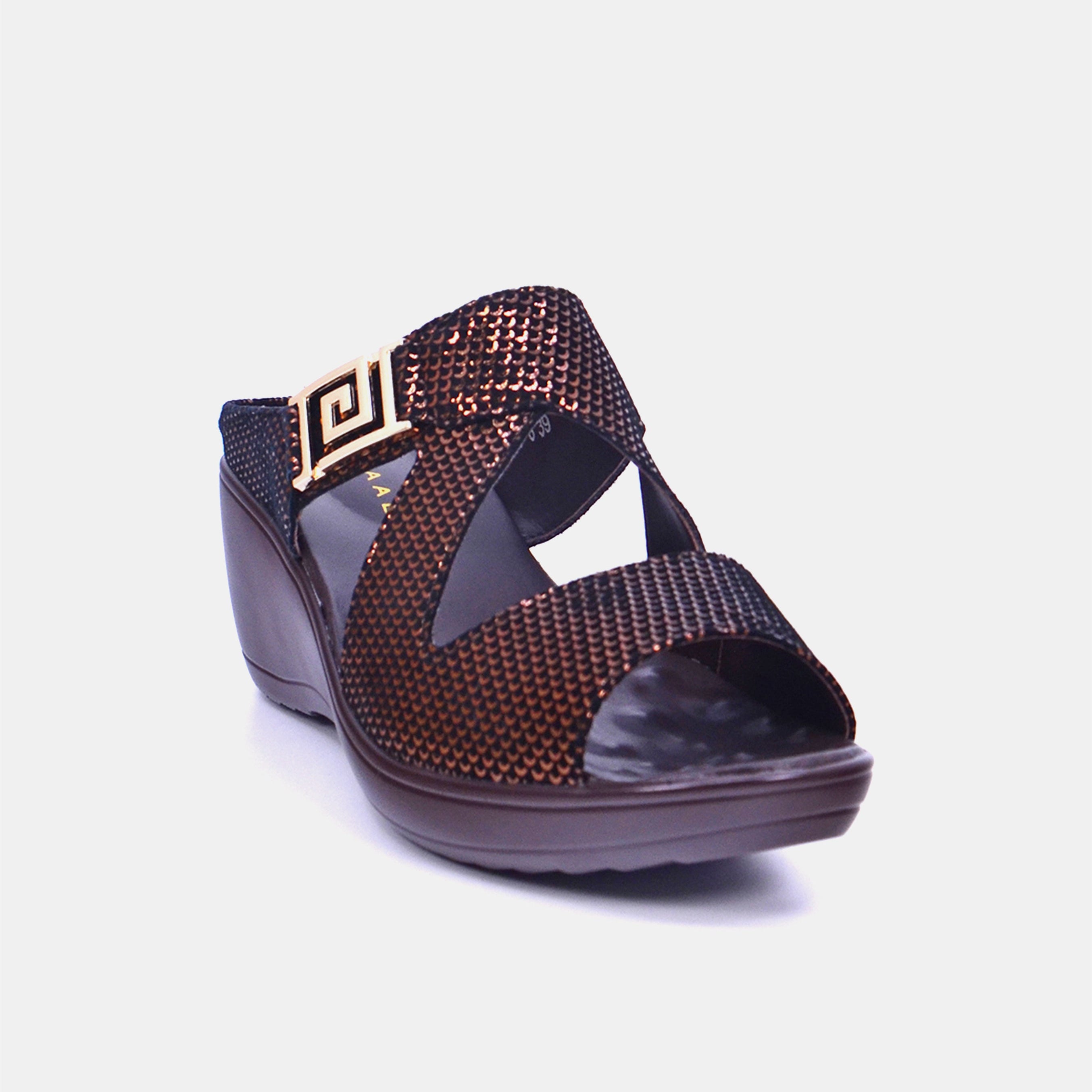 Mynaal Women's wedge heel sandal- 20926-8 -Brown