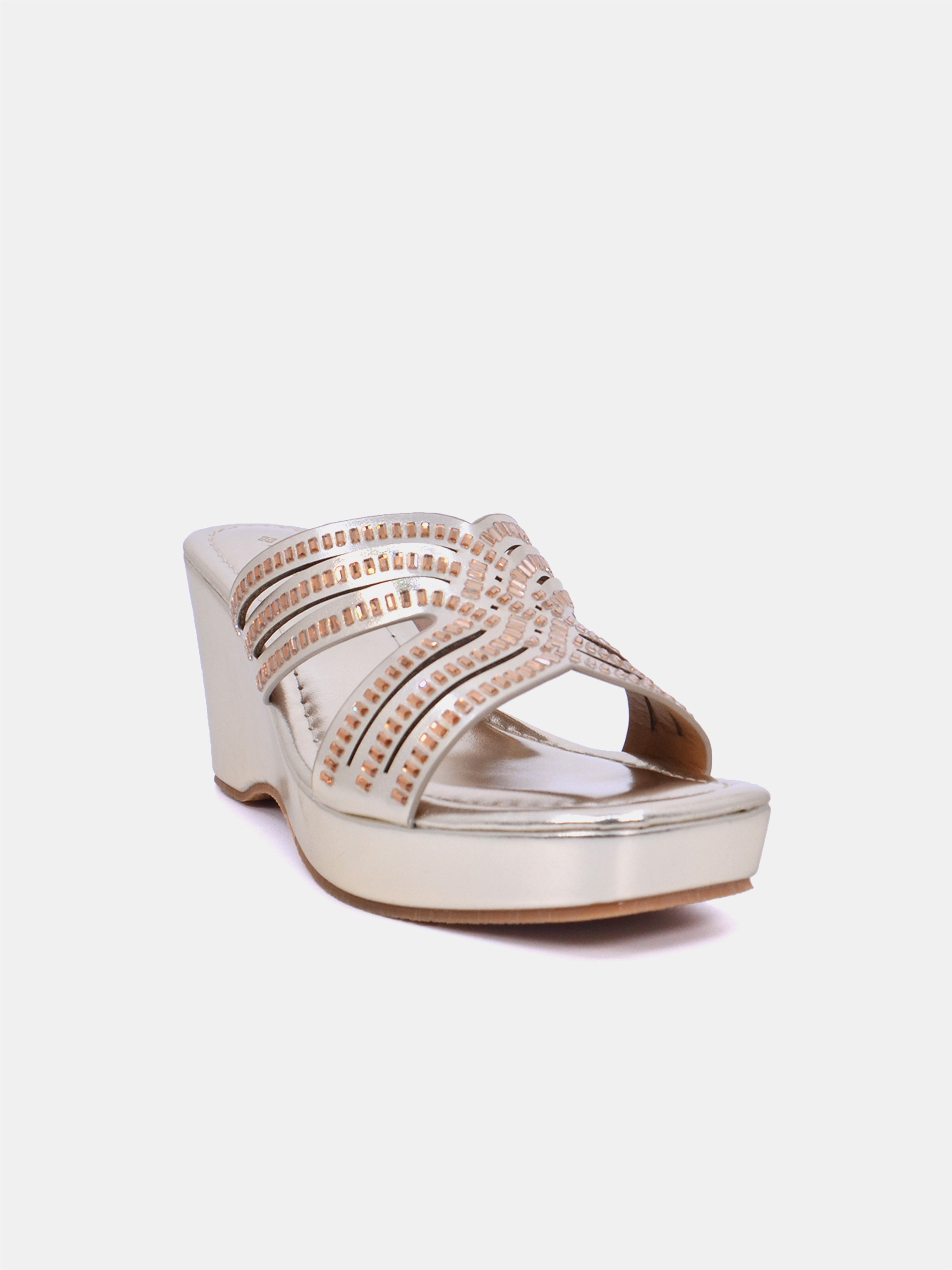 Mynaal Women's wedge heel sandal-2B2531-125-Gold