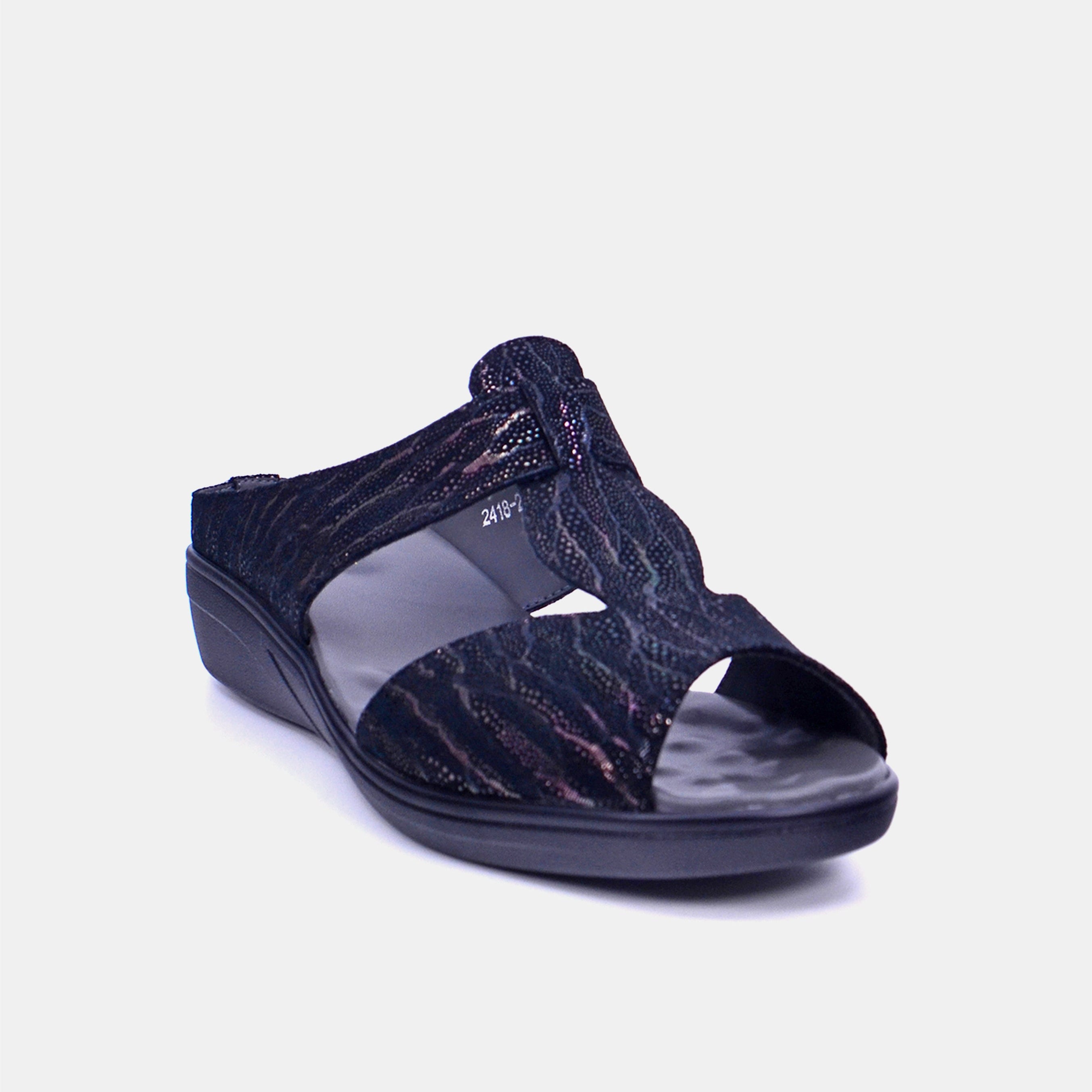 Mynaal Women's slip-on sandal- 2418-21 -Gray