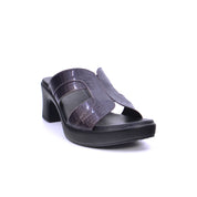 Mynaal Women's block heel sandal-414RJ69H-Gray