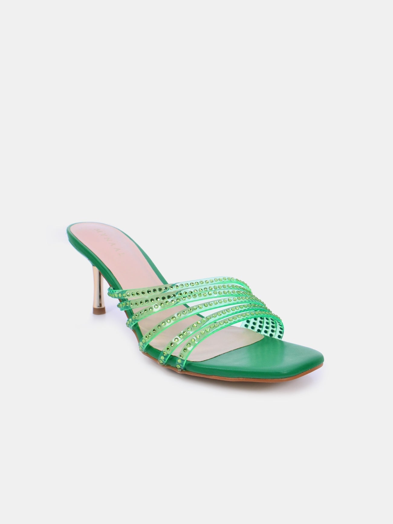 Mynaal Women's pencil heel sandal-2GA1905-005-Green