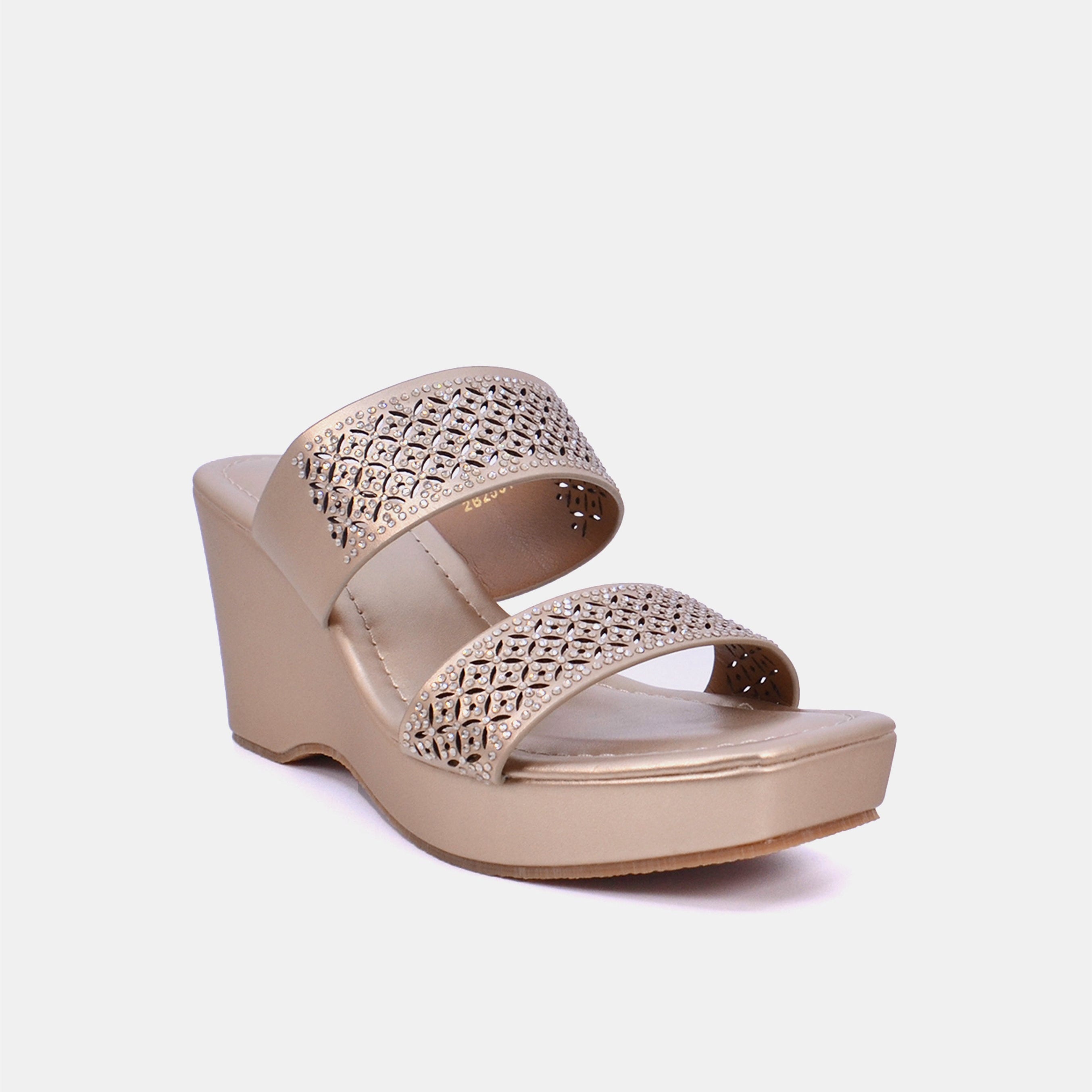 Mynaal Women's wedge heel sandal-2B2531-126-Gold