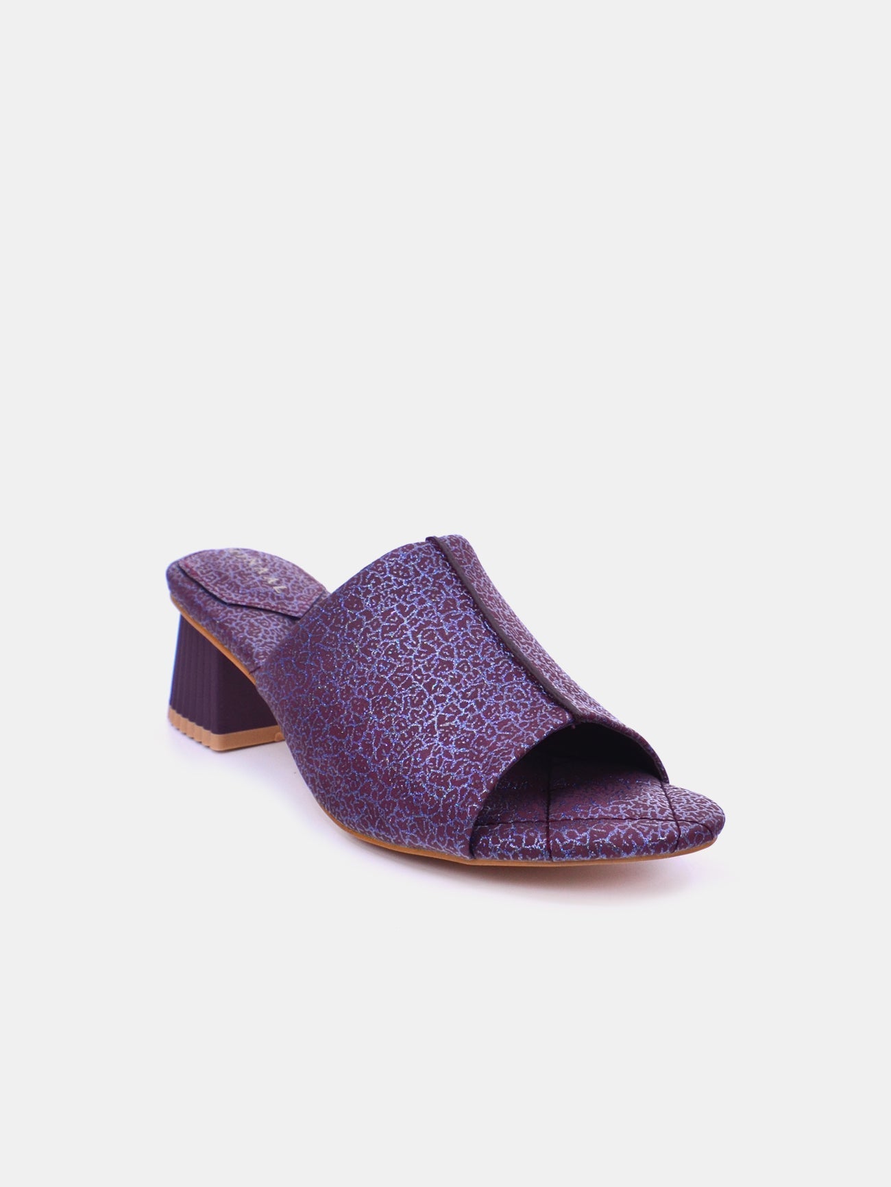 Mynaal Women's block heel sandal-23BJH181-Maroon