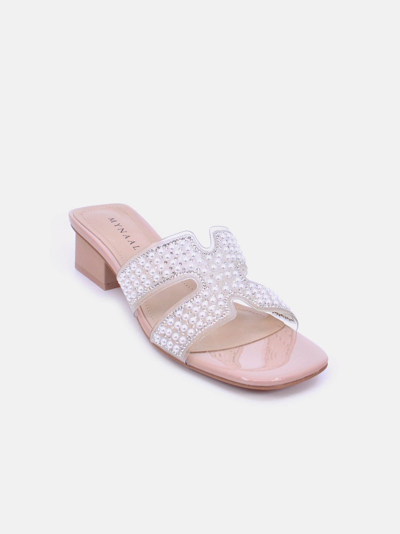 Mynaal Women's block heel sandal-3103-70-Pink