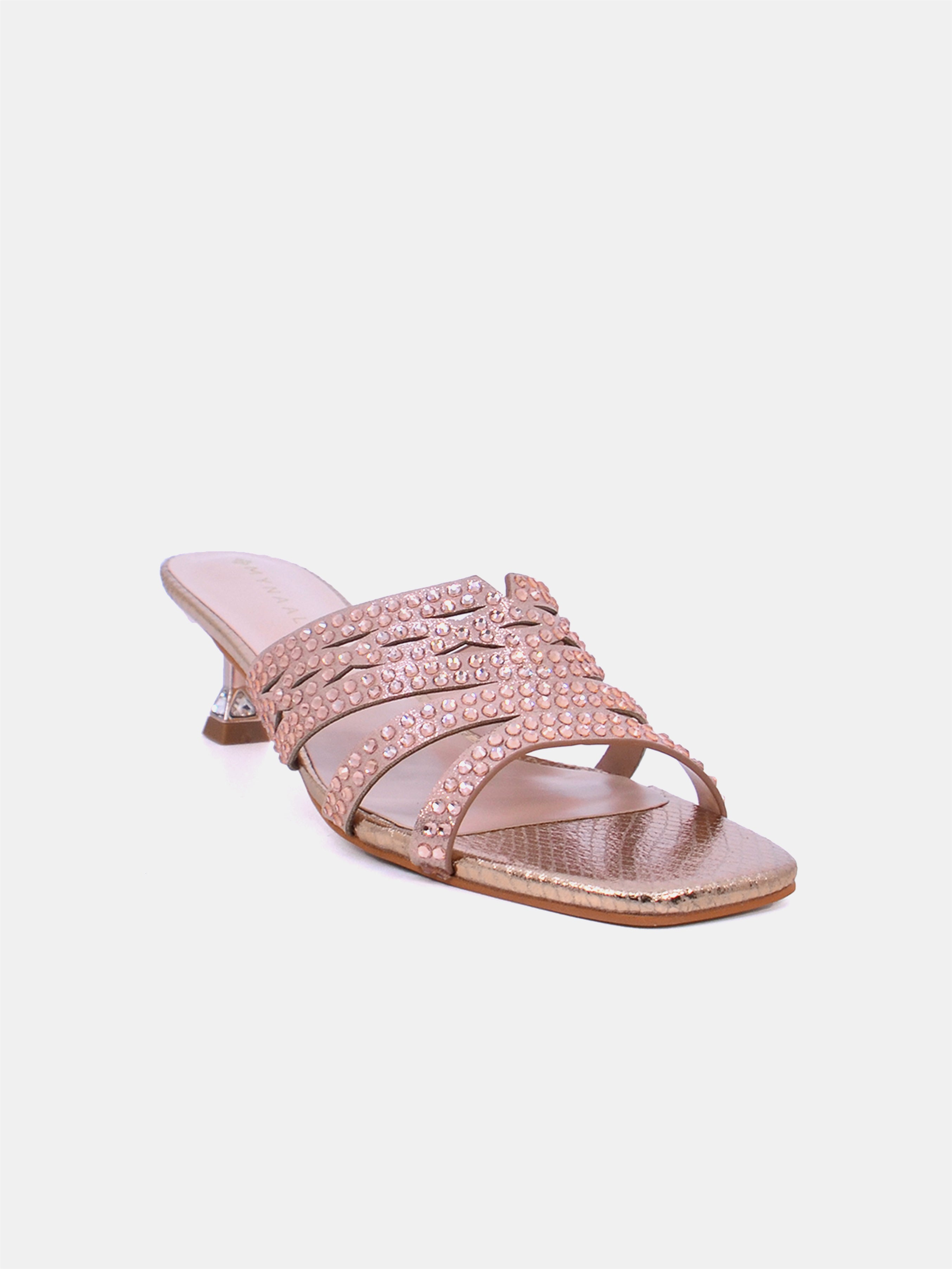 Mynaal Women's spool heel sandal-2G9183-532-Rose-Gold