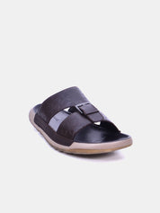 Mynaal Men's flat sandal -  23218-3  - Brown