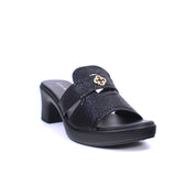 Mynaal Women's block heel sandal-414RJ693-Black