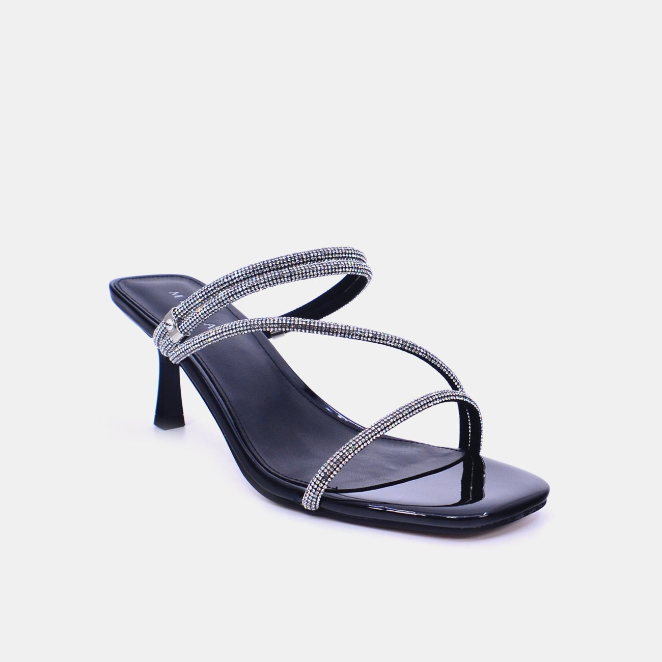 Mynaal Women's pencil heel sandal-18F8845-10-Black