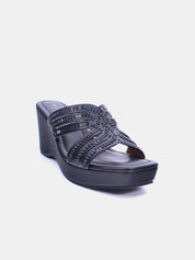 Mynaal Women's wedge heel sandal-2B2531-125-Black