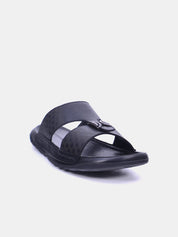 Mynaal Men's flat sandal -  30059-13  - Black