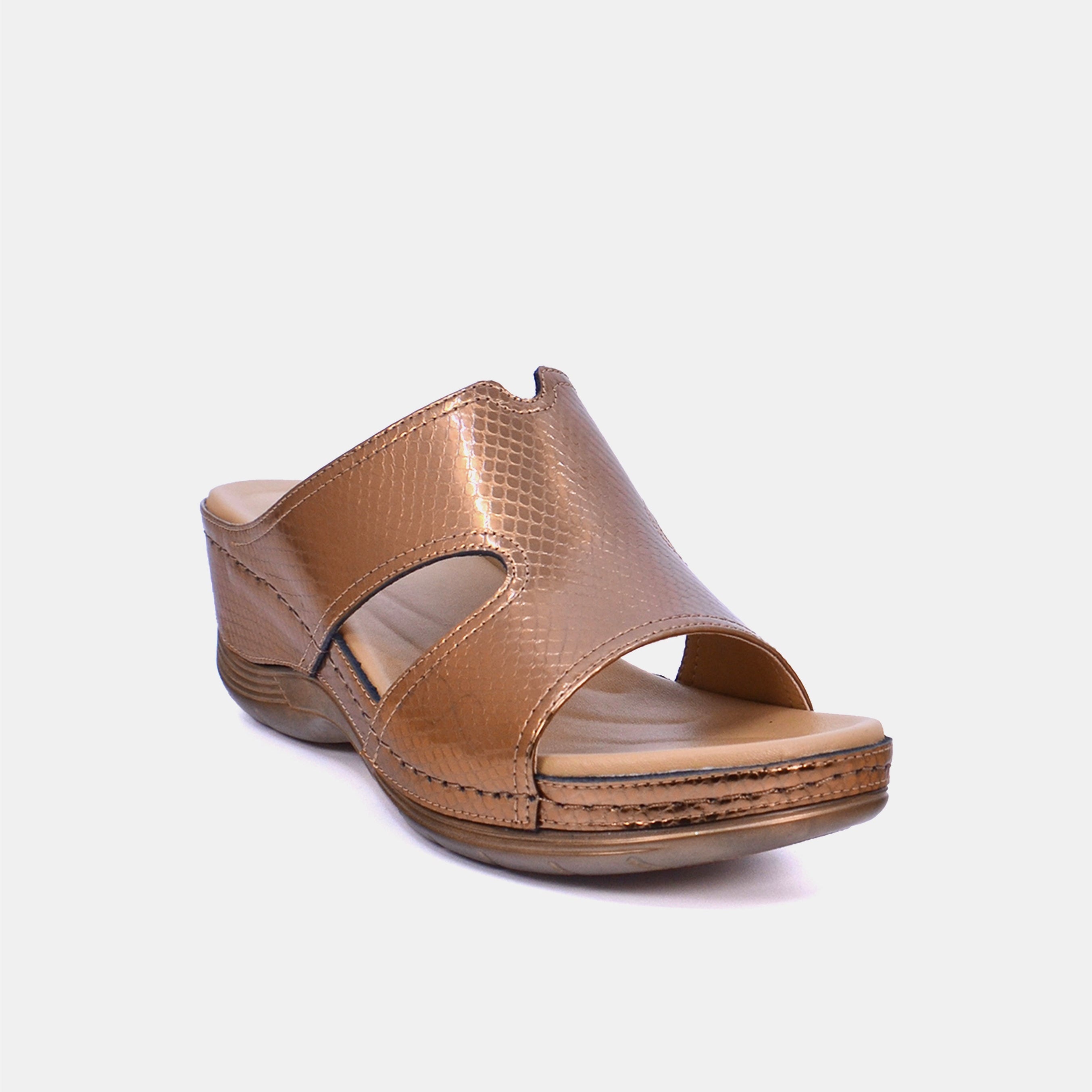 Mynaal Women's slip-on sandal- 2407-32 -Brown