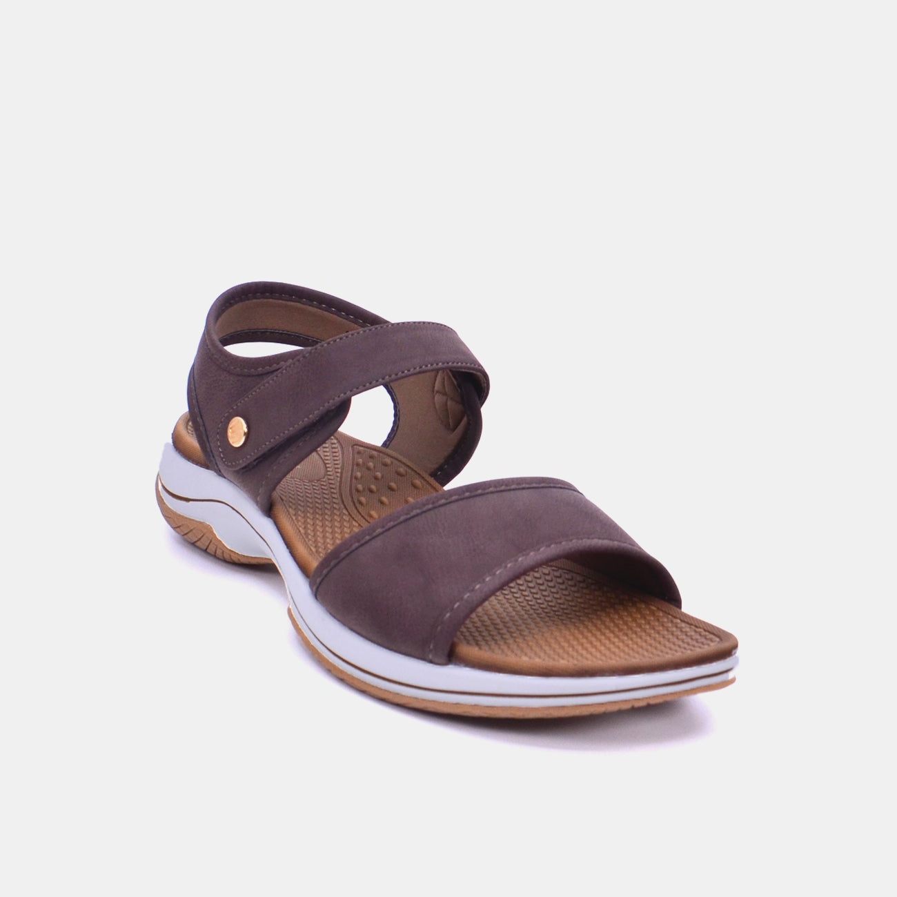 Mynaal Women's flat sandal-18F8845-10-Brown