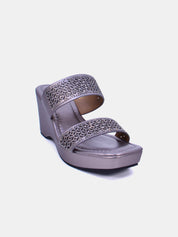 Mynaal Women's wedge heel sandal-2B2531-126-Gray