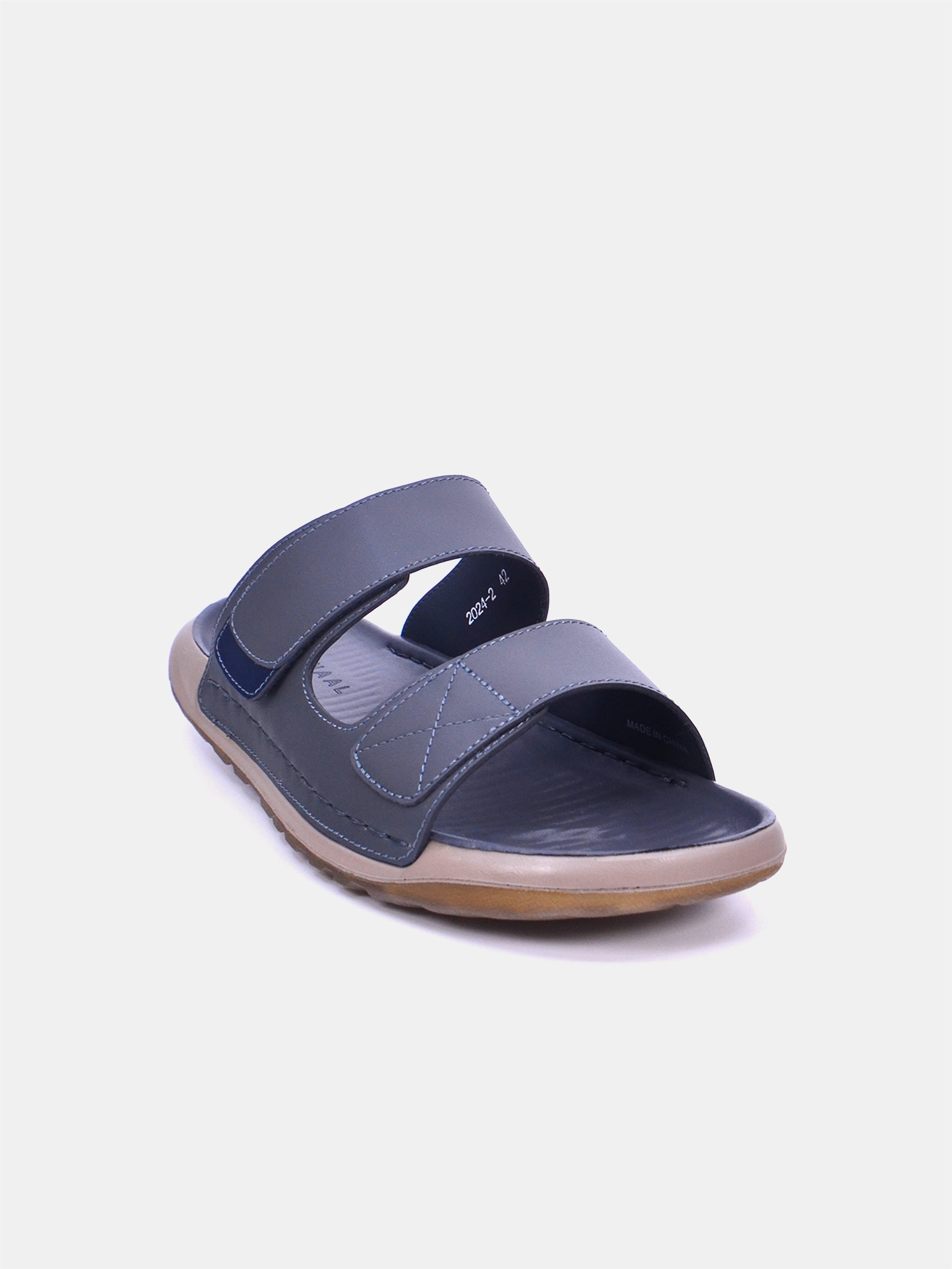 Mynaal Men's flat sandal -  2024-2  - Gray