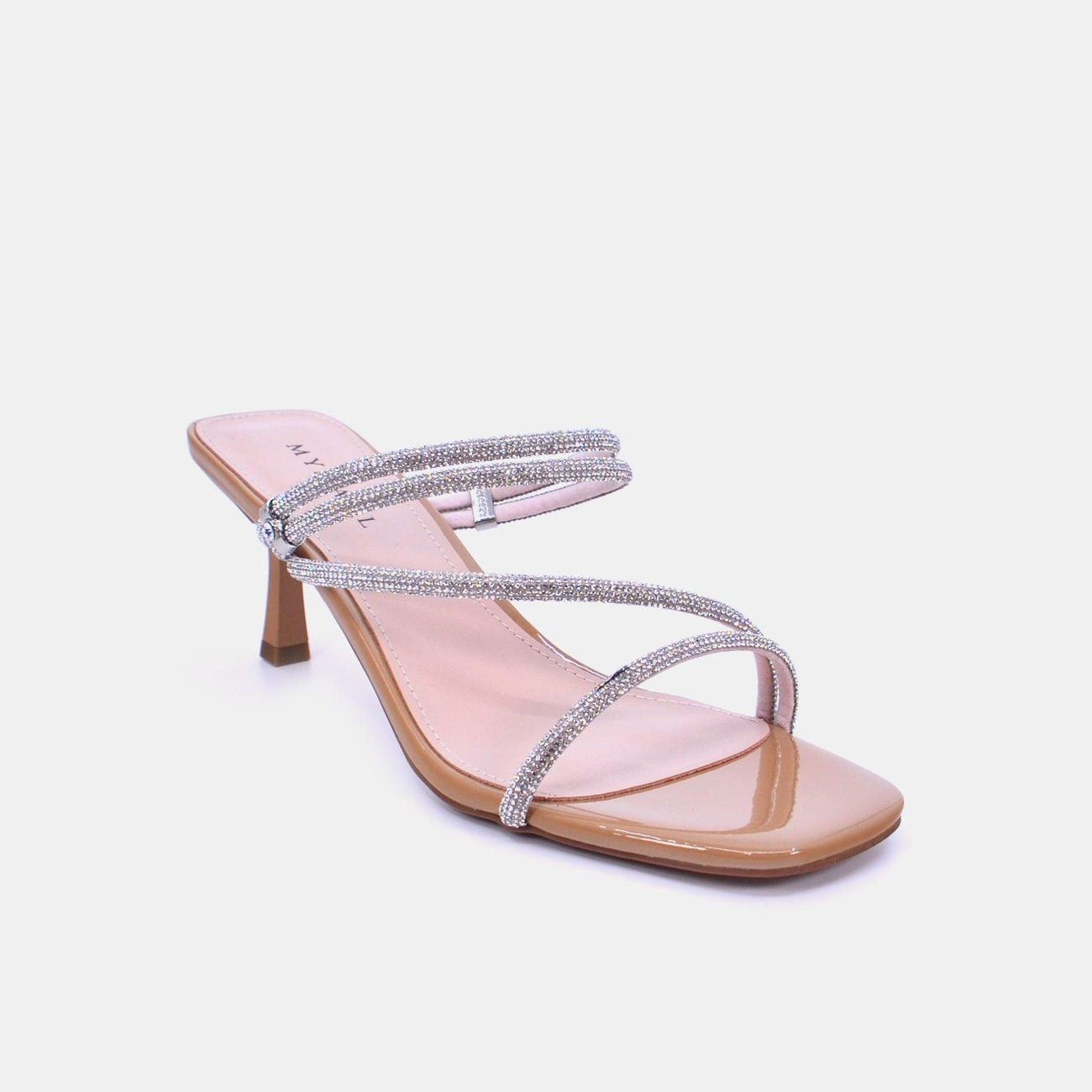 Mynaal Women's pencil heel sandal-18F8845-10-Beige