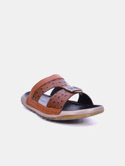 Mynaal Men's flat sandal -  30059-8  - Brown