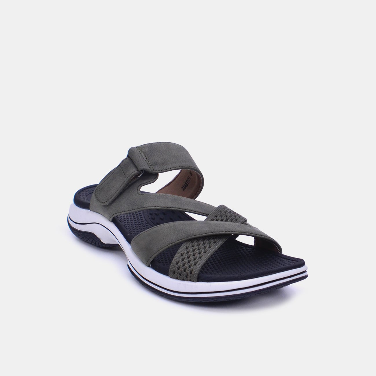 Mynaal Women's flat sandal-23ABT171-Green