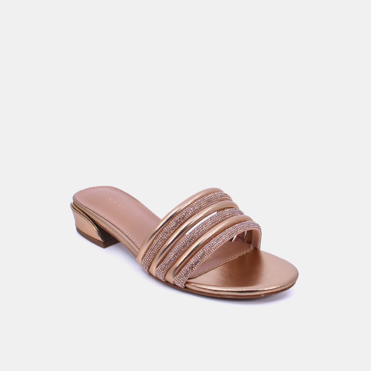 Mynaal Women's flat sandal-23BYD012-Gold