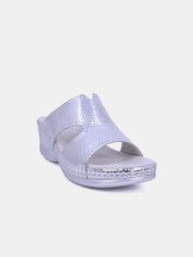 Mynaal Women's slip-on sandal- 2407-32 -Silver