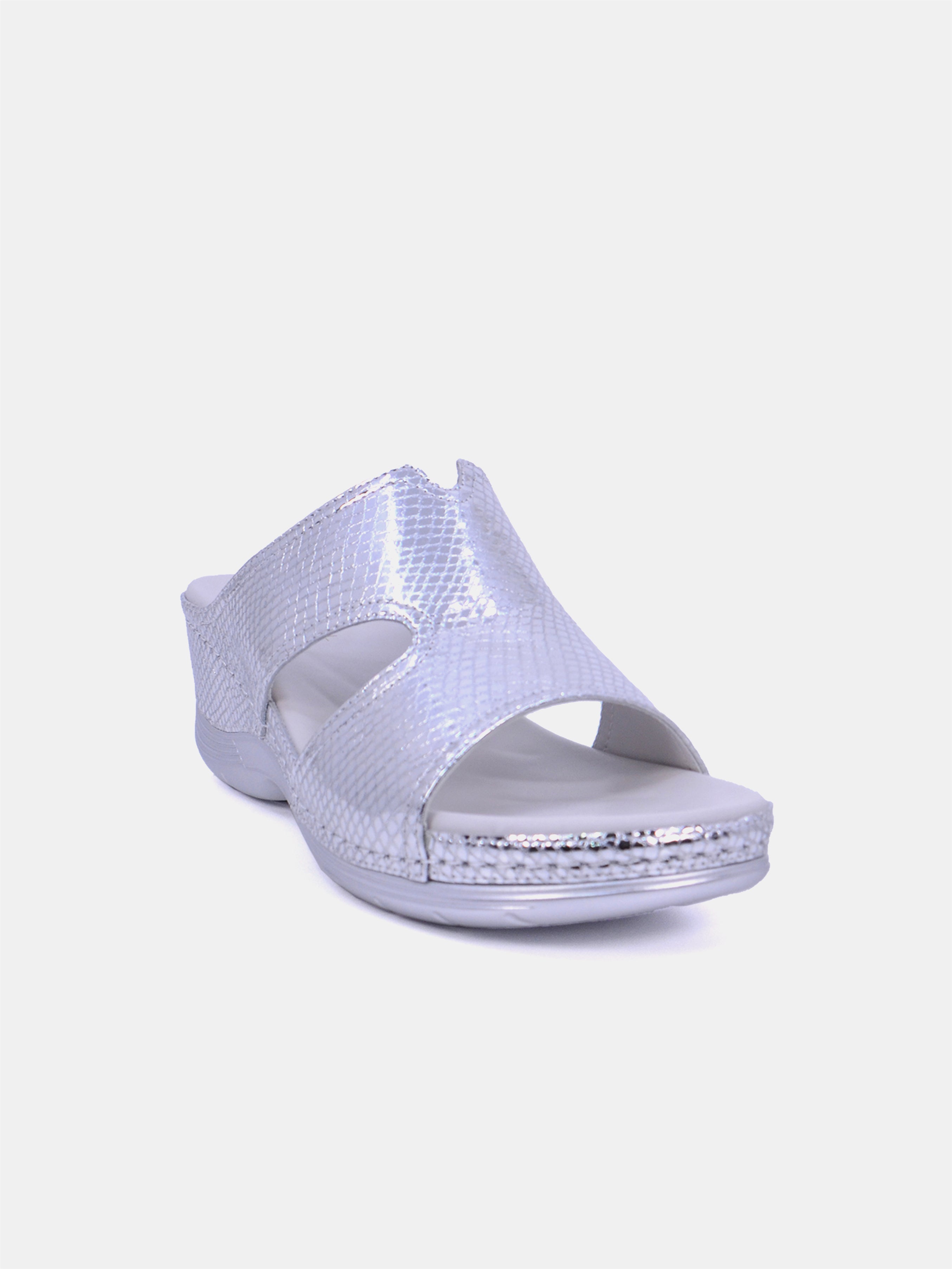 Mynaal Women's slip-on sandal- 2407-32 -Silver