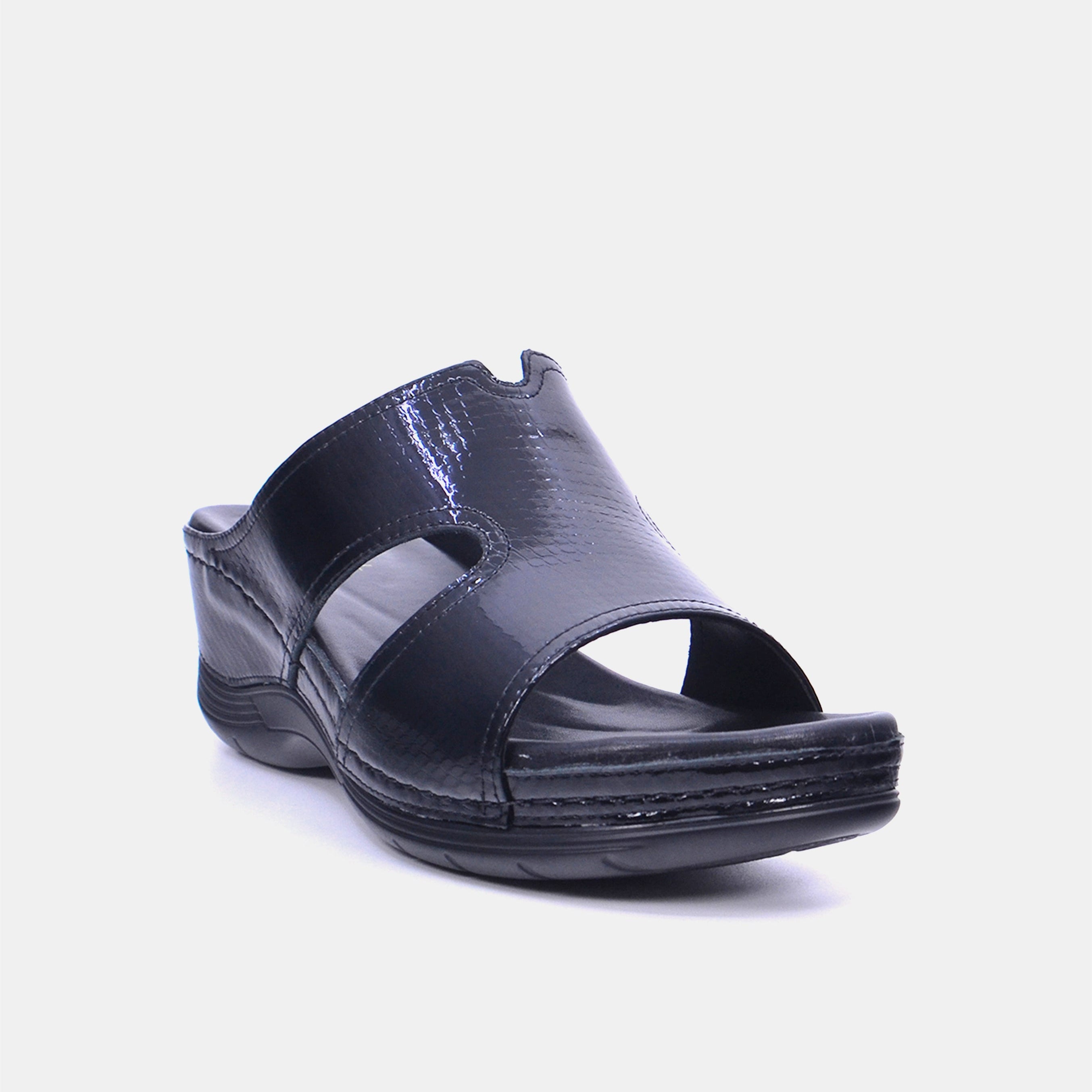 Mynaal Women's slip-on sandal- 2407-32 -Black