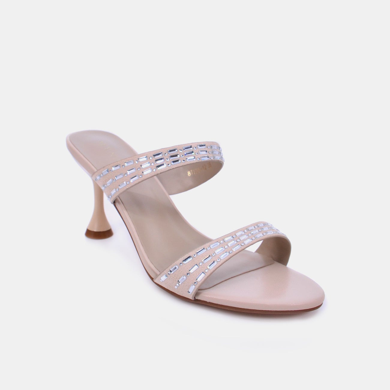 Mynaal Women's spool heel sandal-8TV95-12-Beige