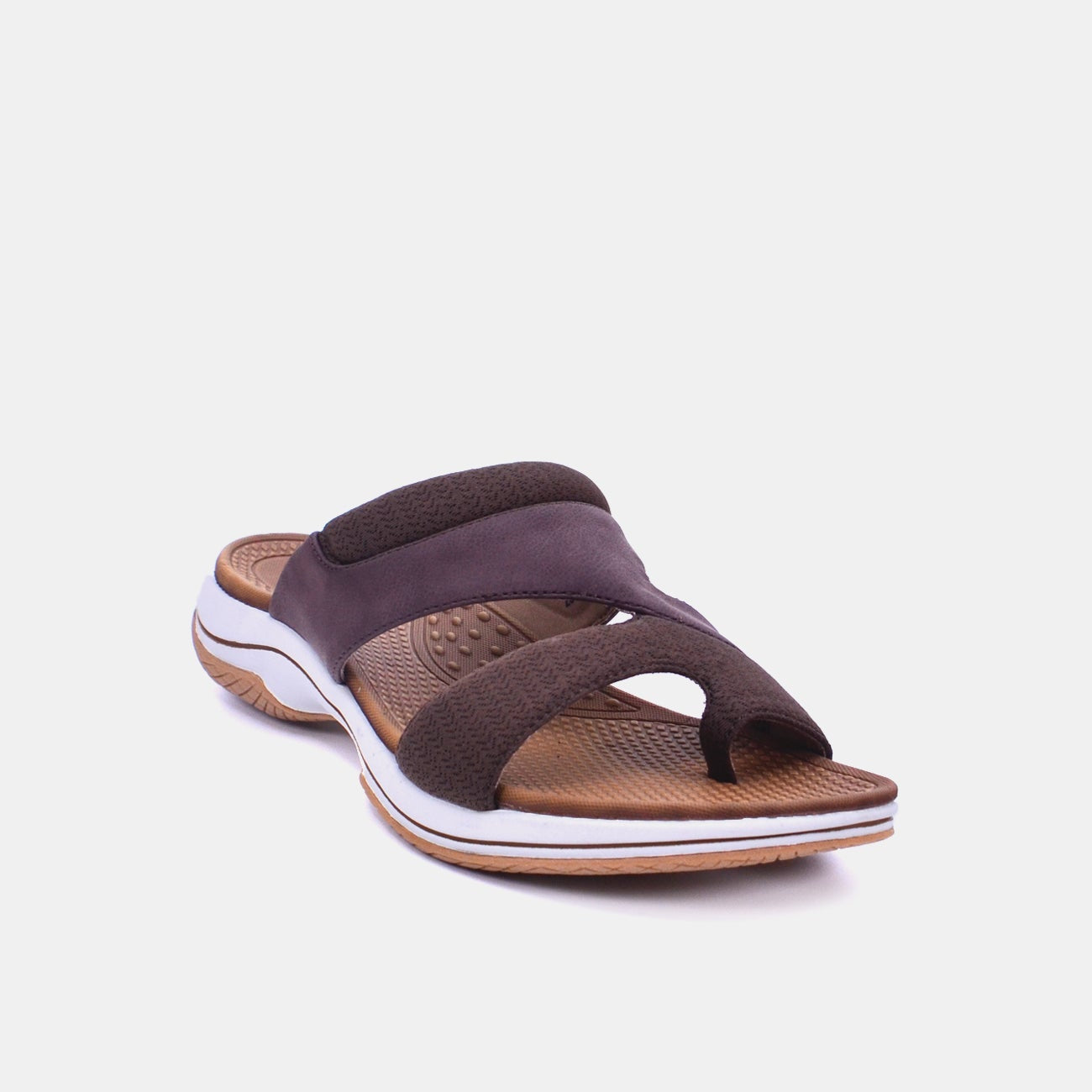 Mynaal Women's flat sandal-23ABT173-Brown