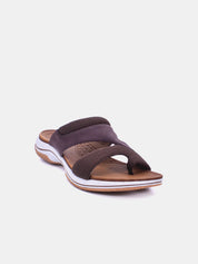 Mynaal Women's flat sandal-23ABT173-Brown
