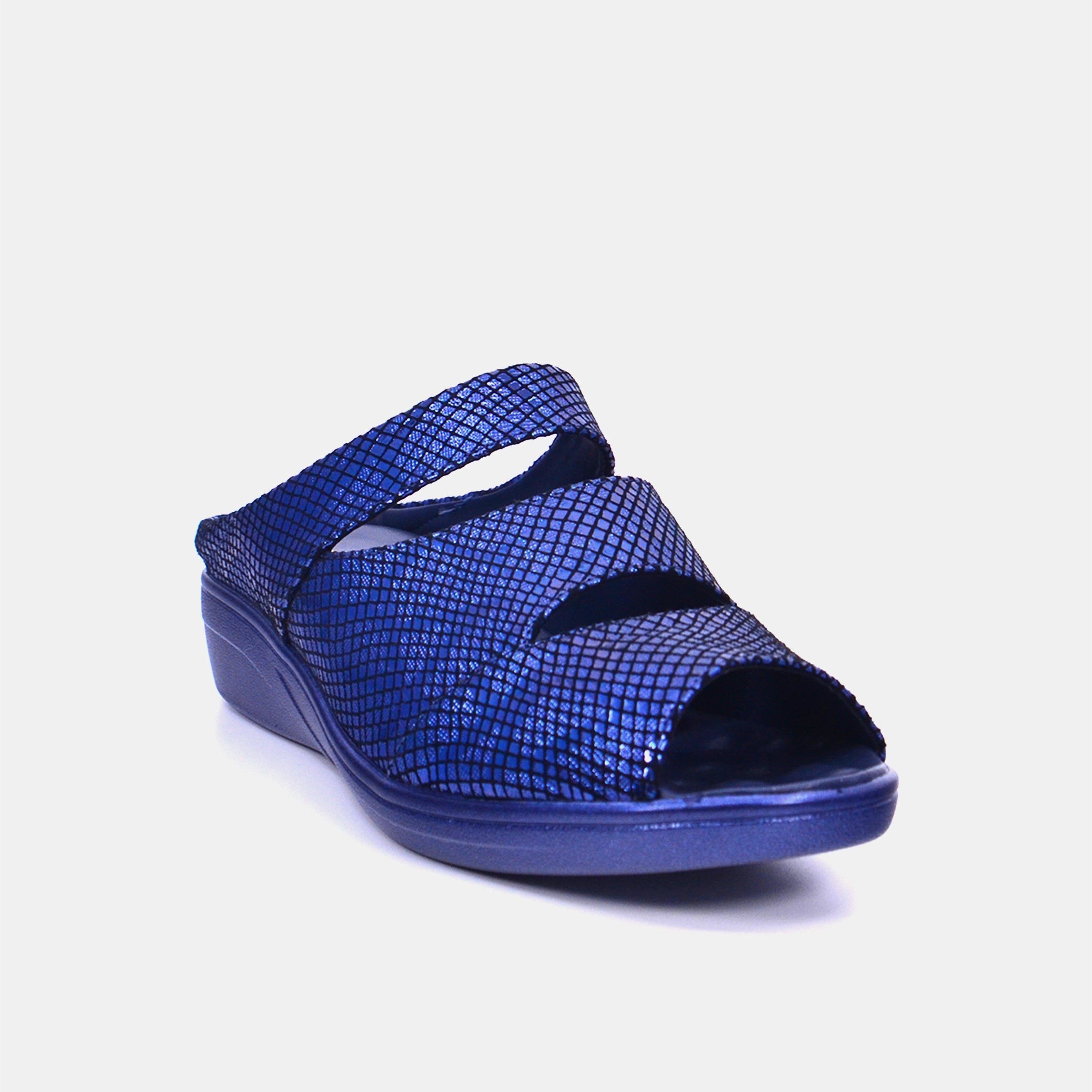 Mynaal Women's flat sandal- 2418-20 -Blue