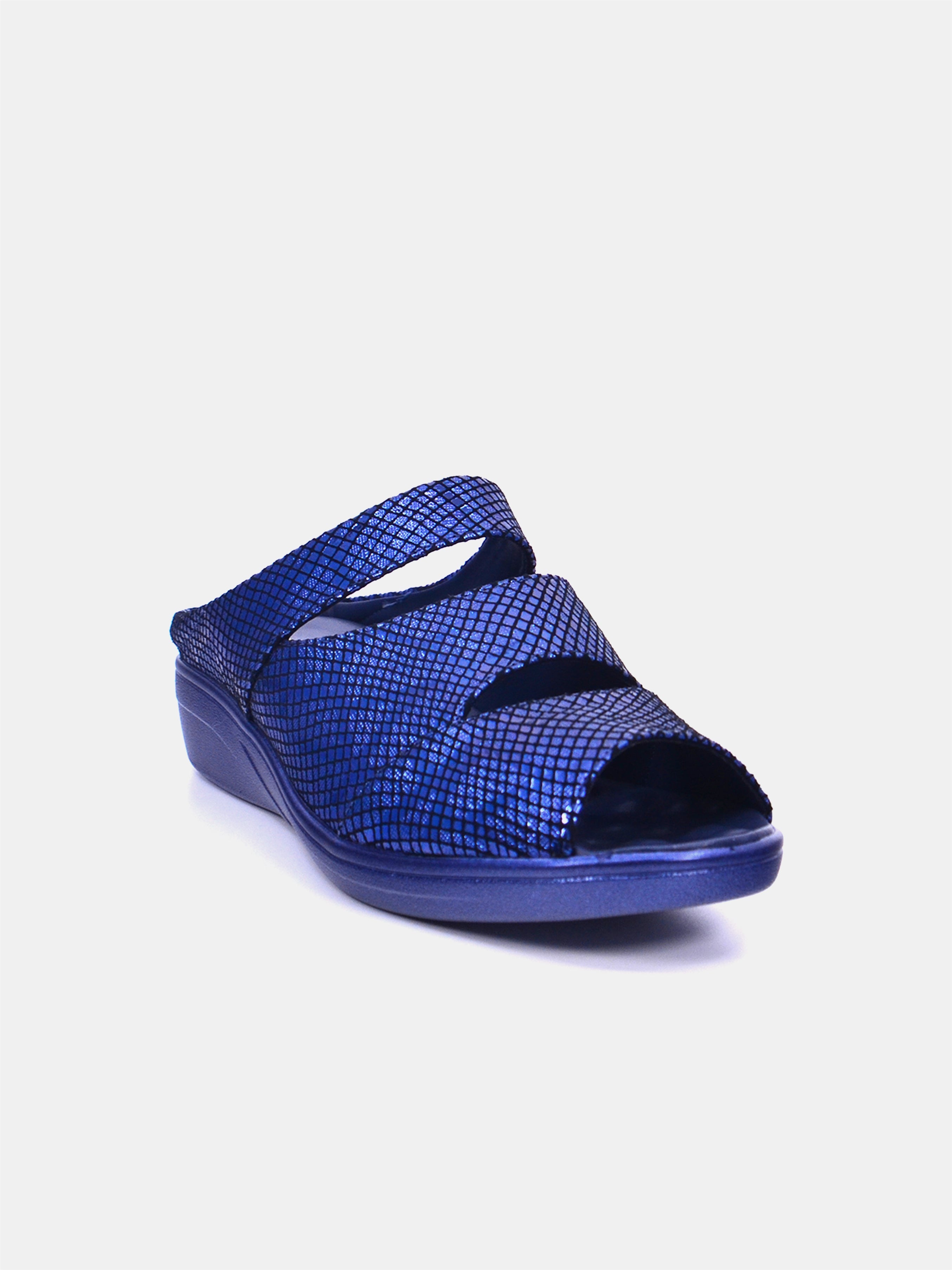 Mynaal Women's flat sandal- 2418-20 -Blue