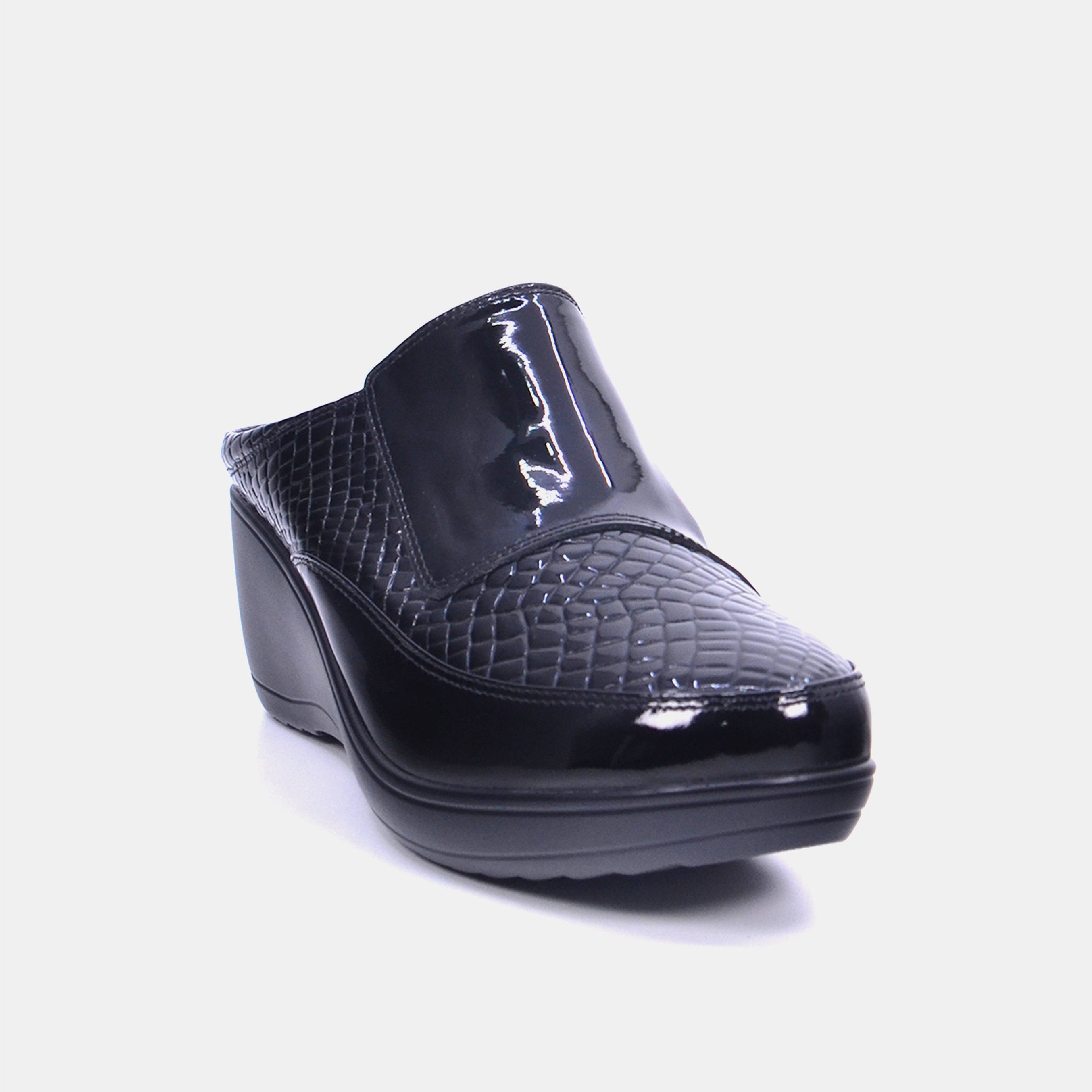 Mynaal Women's wedge heel sandal- 20926-11 -Black