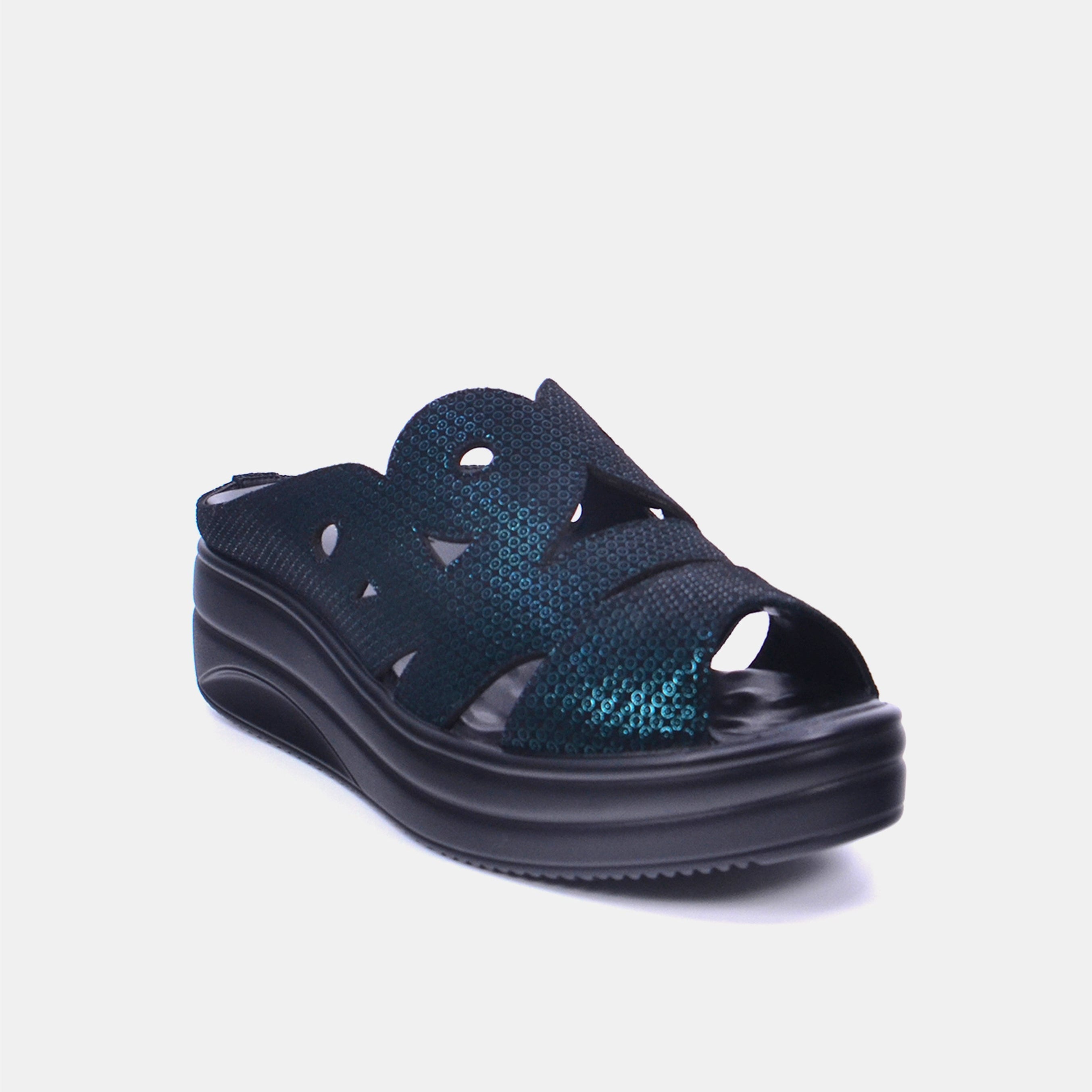 Mynaal Women's platform sandal- 2513-21 -Green