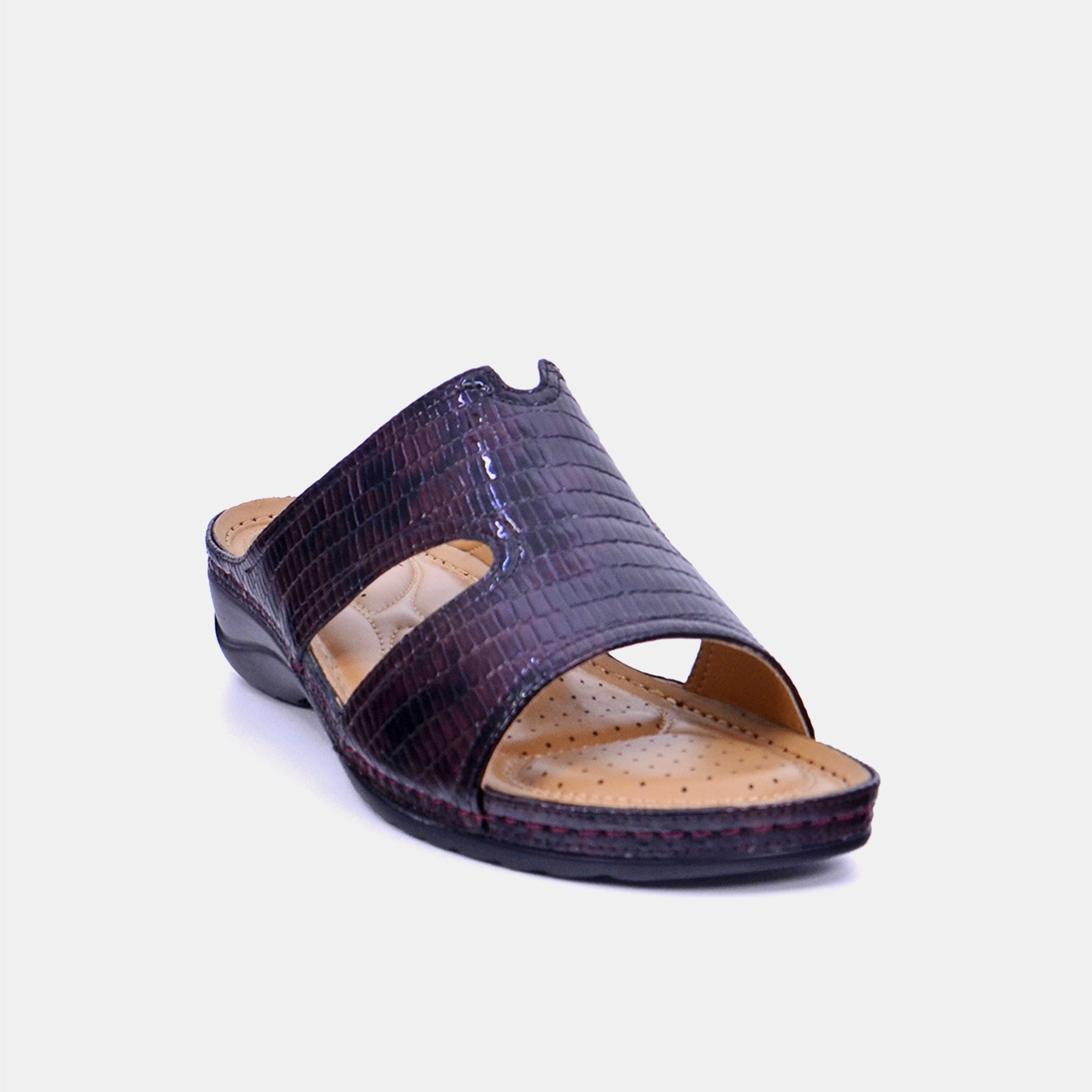 Mynaal Women's flat sandal- 88909-63 -Maroon