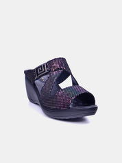 Mynaal Women's wedge heel sandal- 20926-8 -Black