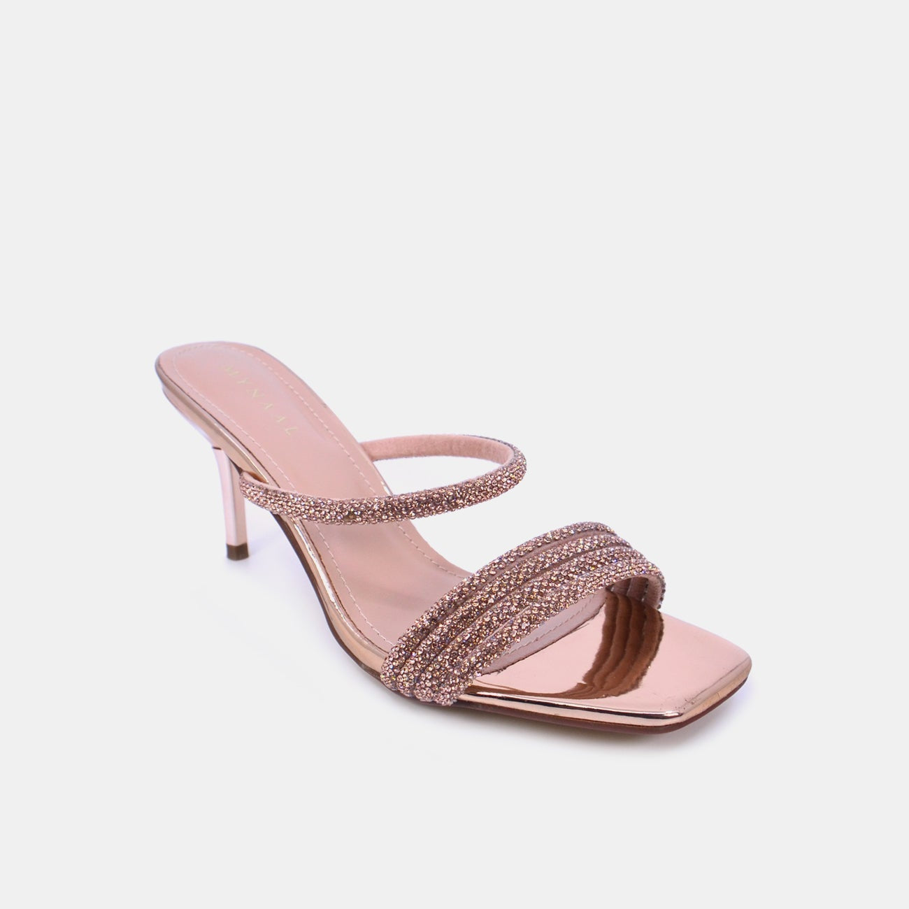 Mynaal Women's pencil heel sandal-10G681-9-Beige