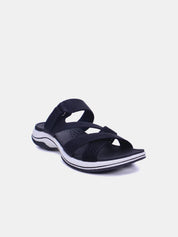 Mynaal Women's flat sandal-23ABT171-Black