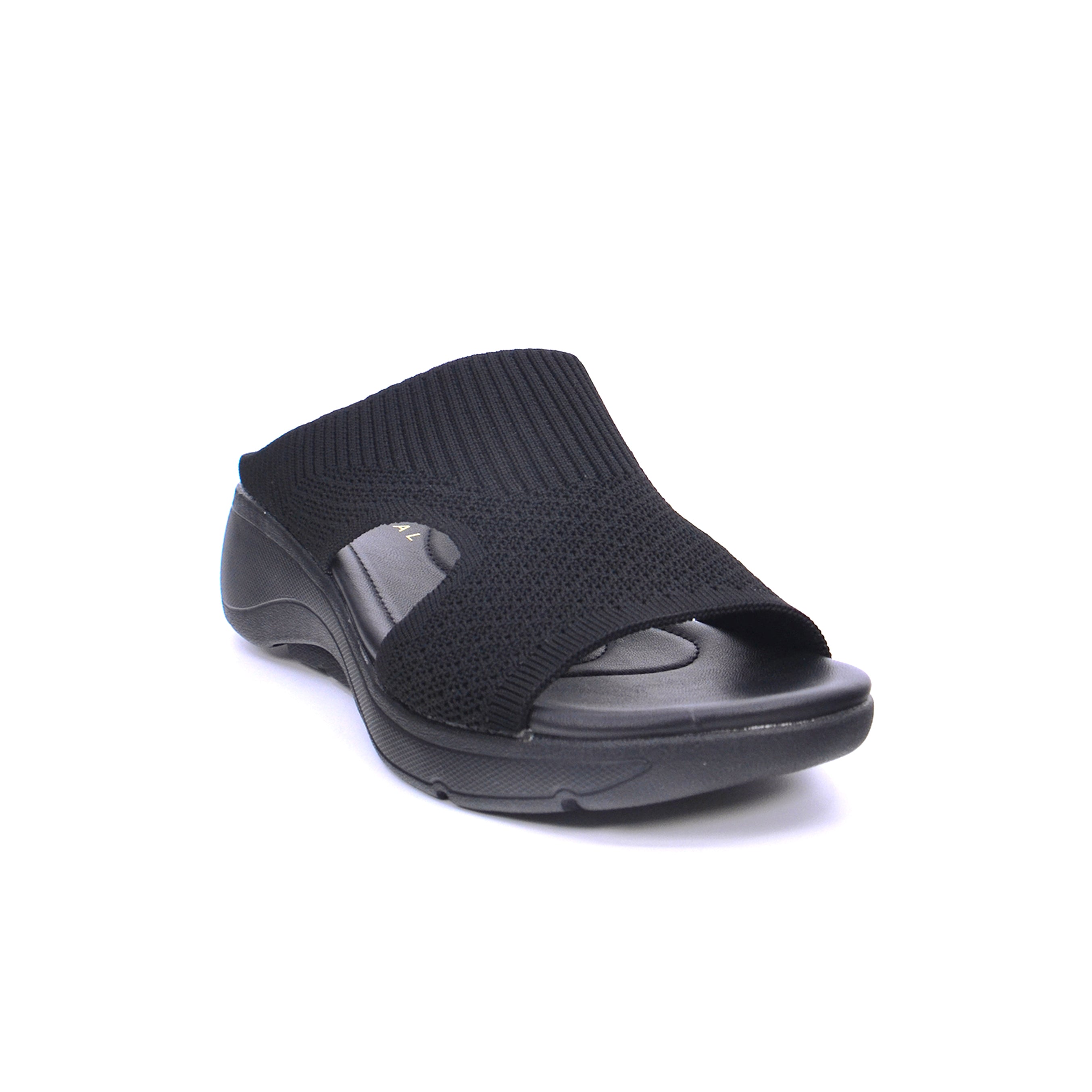 Mynaal Women's slip-on sandal-414RJ383-Black