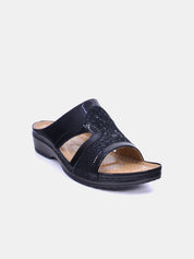 Mynaal Women's flat sandal- 88998-41 -Black