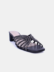 Mynaal Women's block heel sandal-18f8827-16-Black