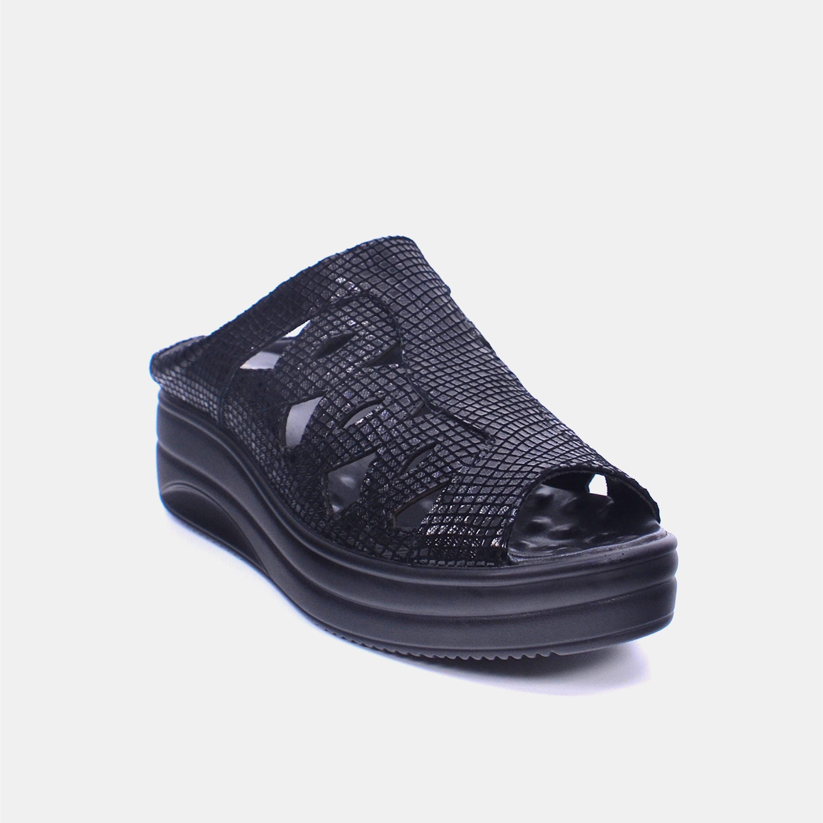 Mynaal Women's platform sandal- 2513-20 -Black