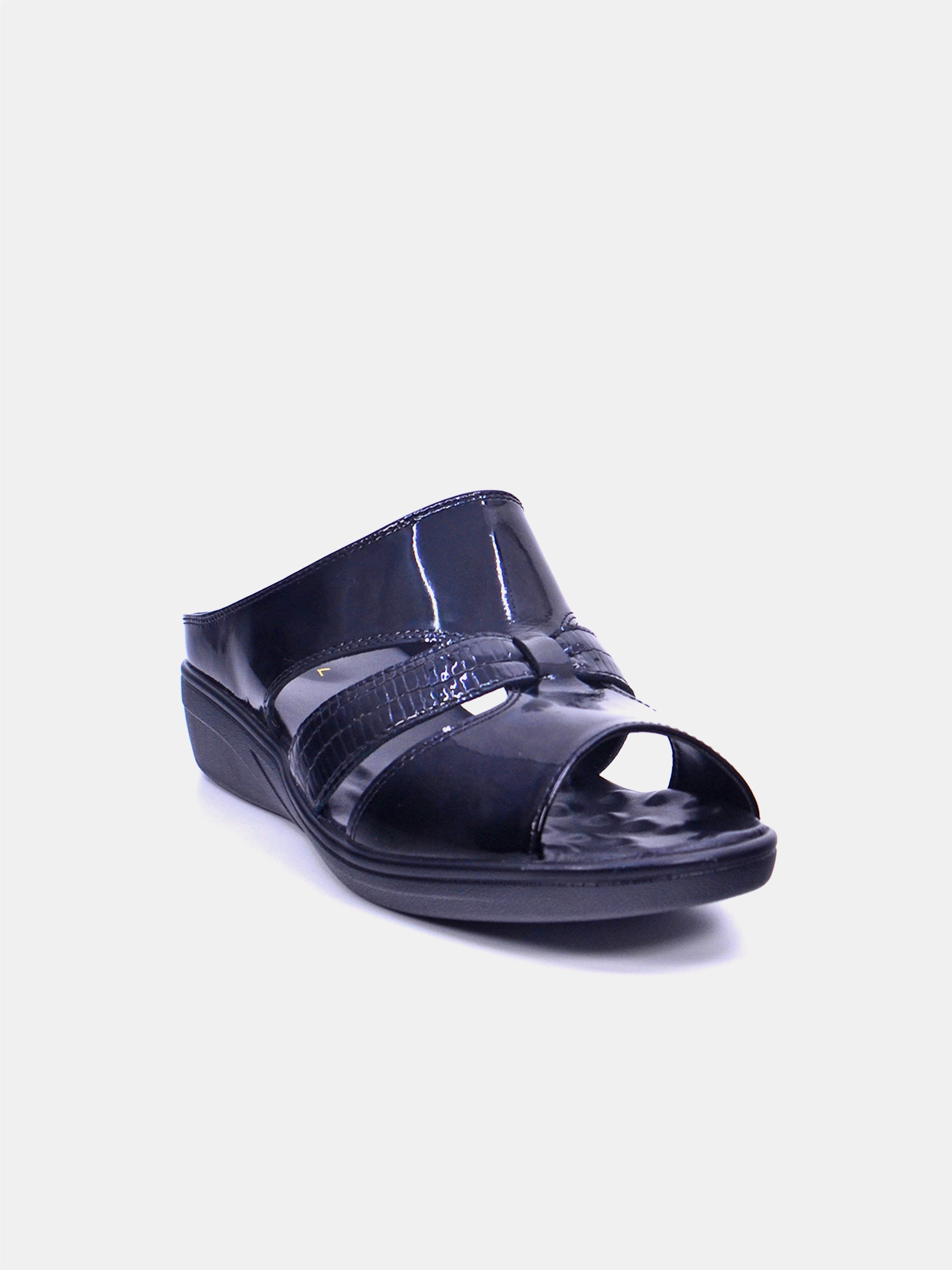 Mynaal Women's slip-on sandal- 2418-23 -Black