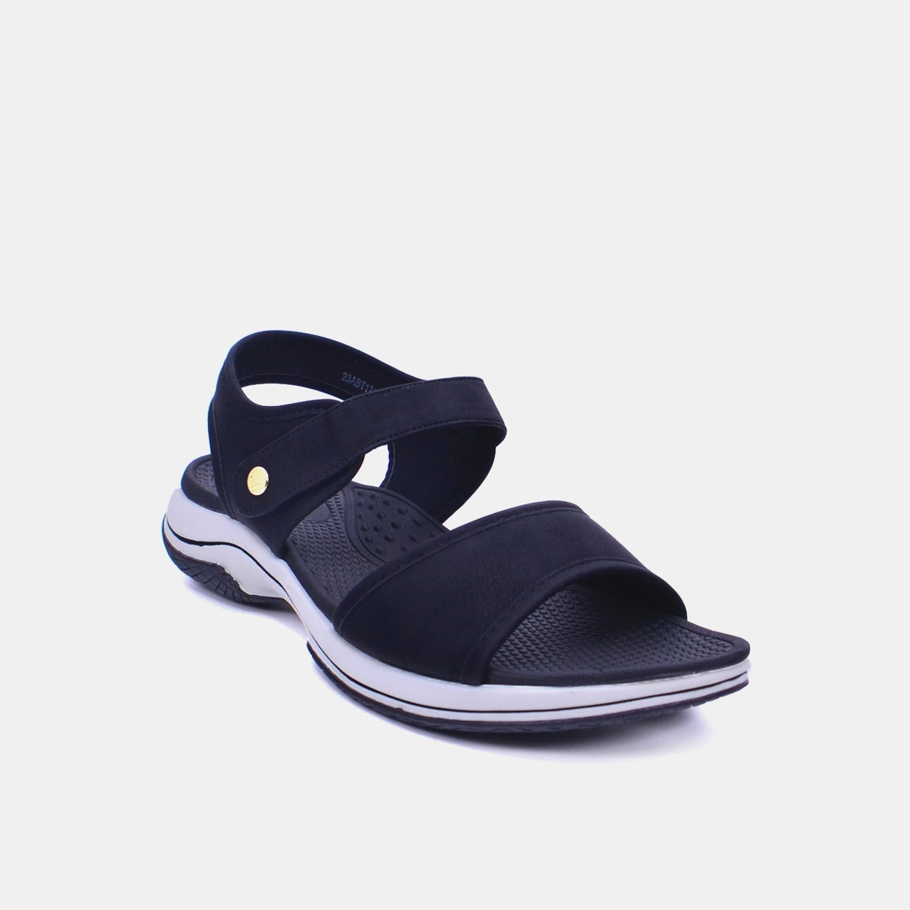 Mynaal Women's flat sandal-18F8845-10-Black
