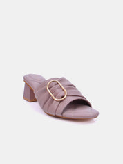 Mynaal Women's block heel sandal-23BJH185-Pink