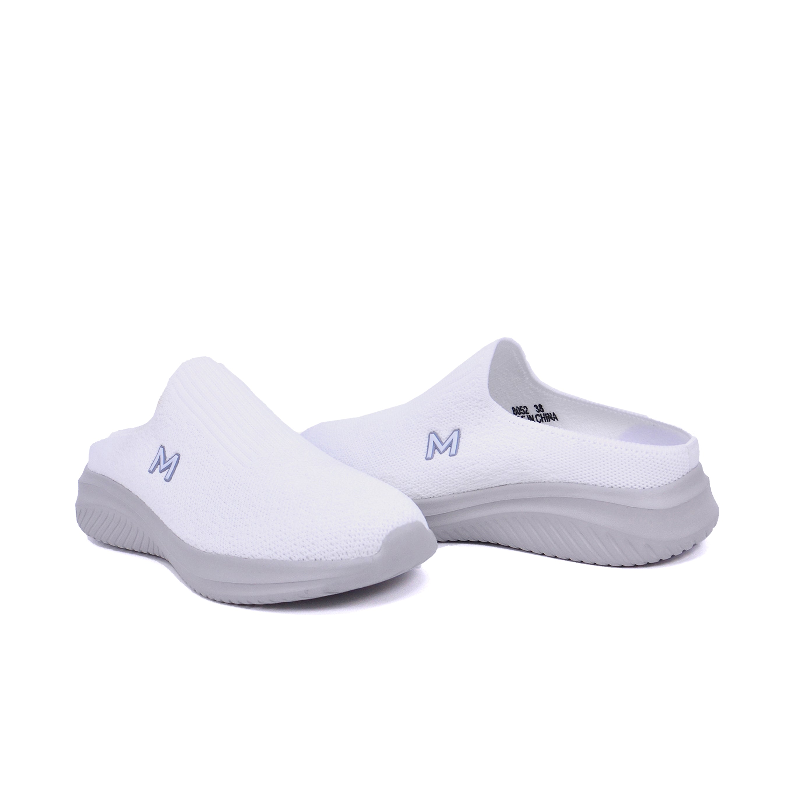 Mynaal Women's flat sandal-8052-White