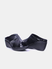 Mynaal Women's wedge heel sandal- 20926-6 -Black