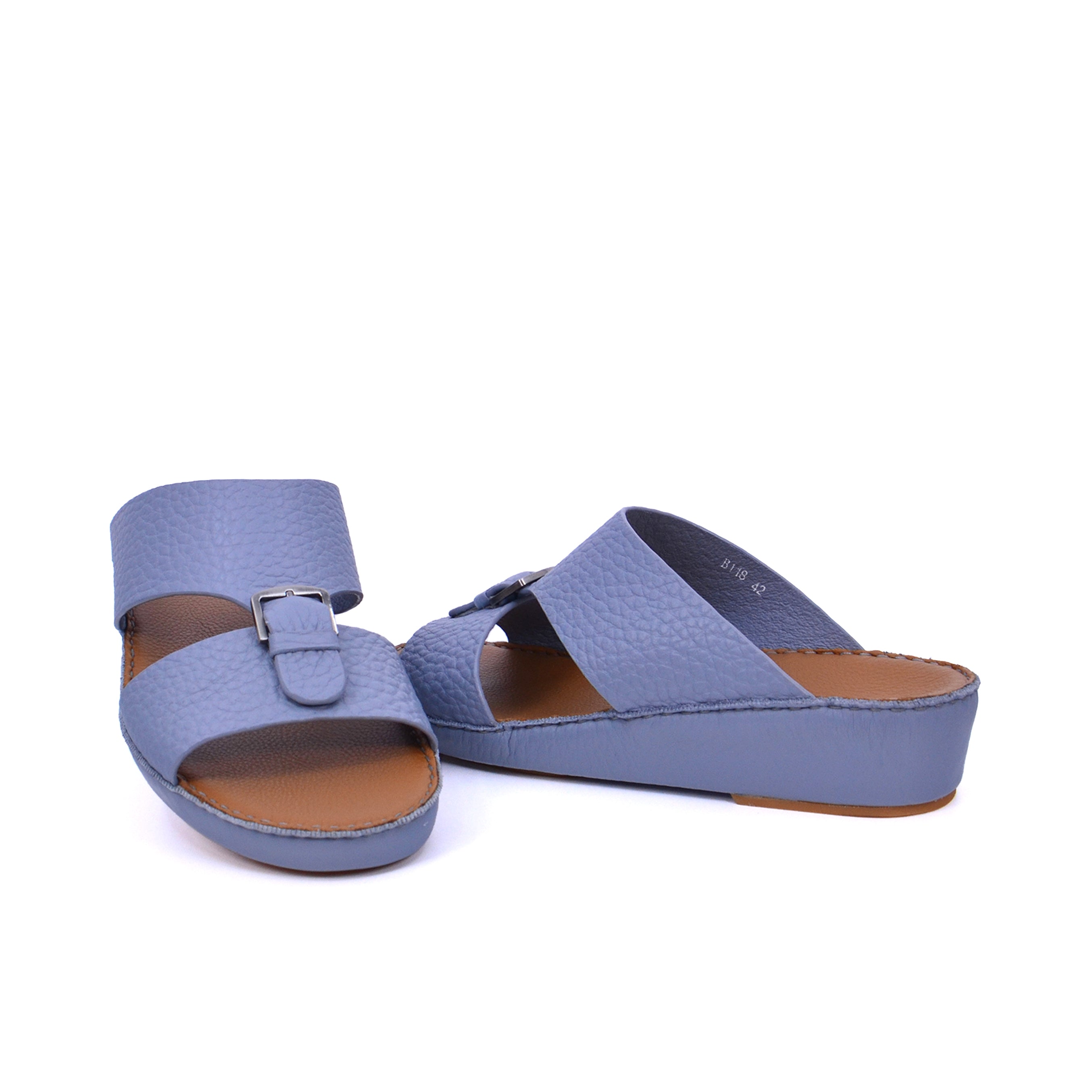 Mynaal Men's flat sandal - B118 - Blue