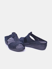 Mynaal Women's slip-on sandal- 2418-21 -Black