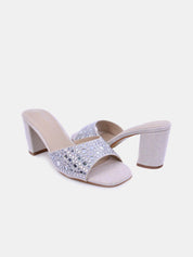 Mynaal Women's block heel sandal-18F8845-10-Beige