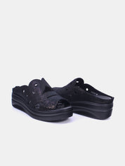 Mynaal Women's platform sandal- 2513-21 -Black