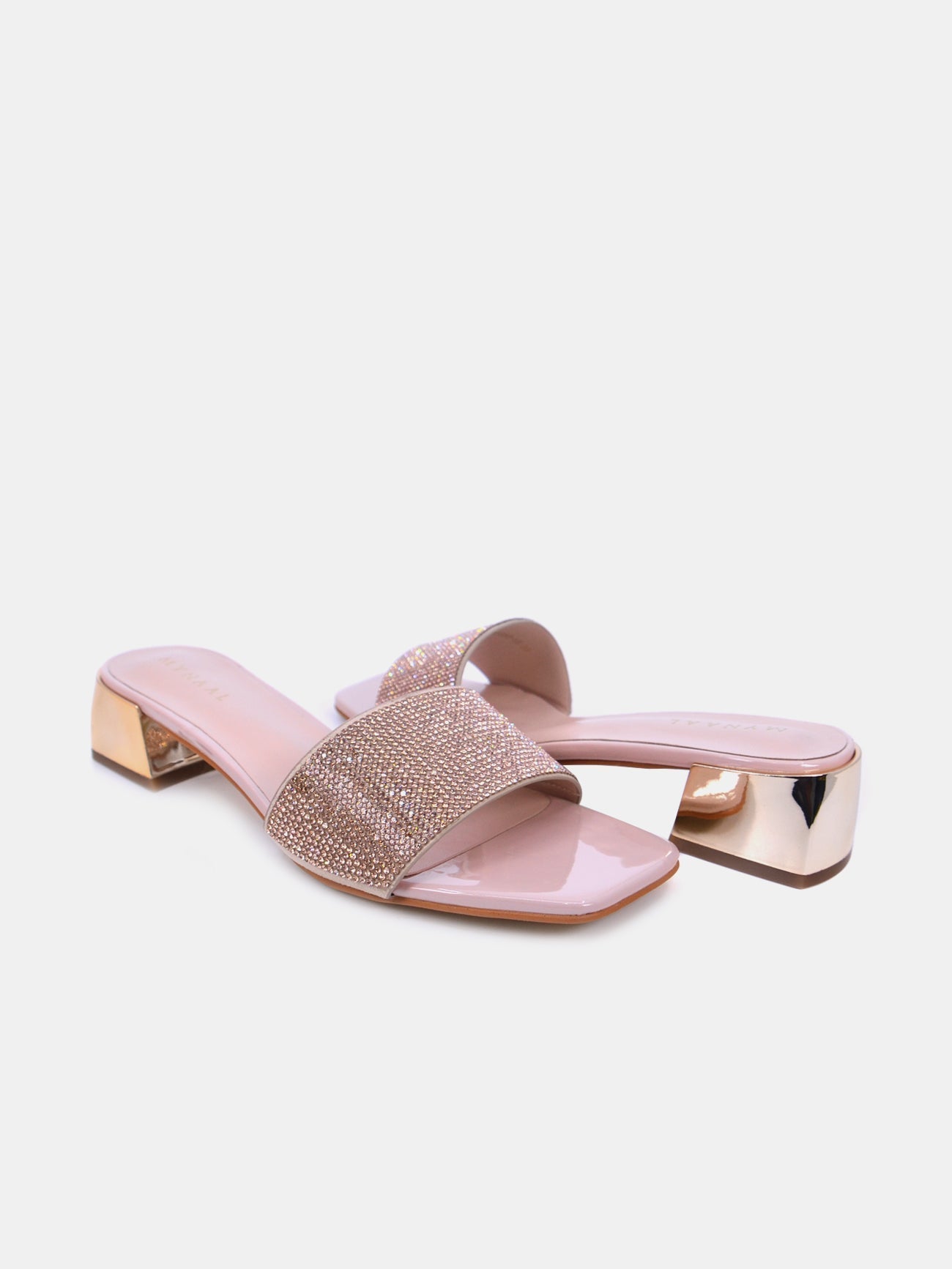 Mynaal Women's block heel sandal-18F4088-15-Beige